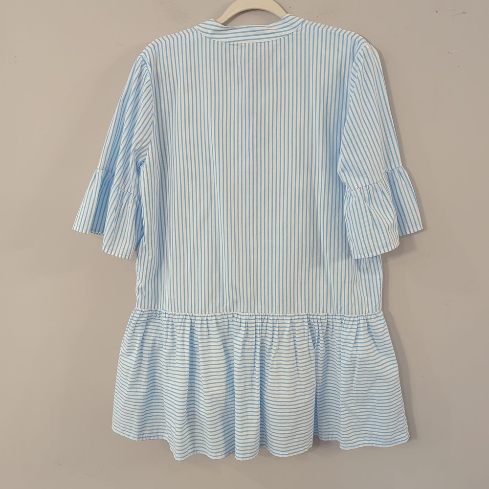 Addison Bay Dress Blue White Stripe Size Medium‎ Tuckernuck - Picture 7 of 9